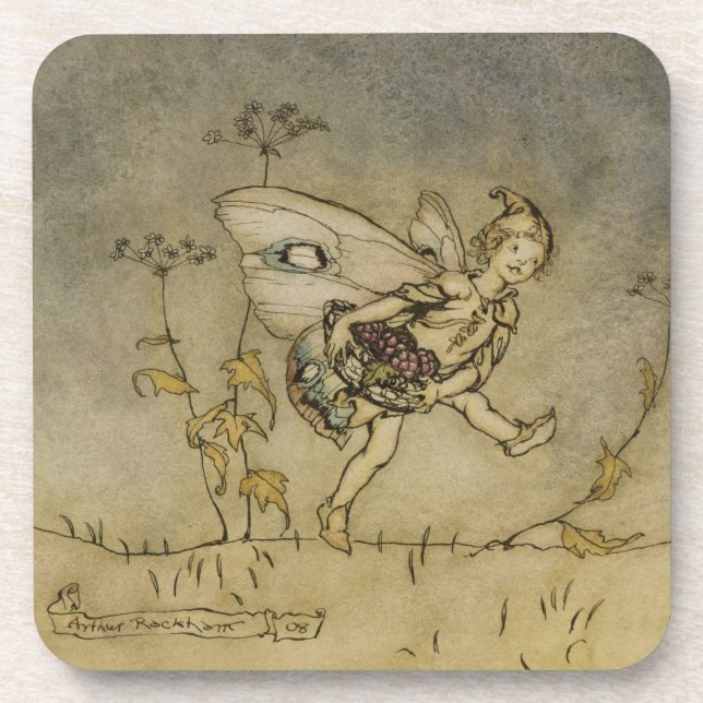 Arthur Rackham | Fairy, illustration from 'A Midsu Coaster (Front)