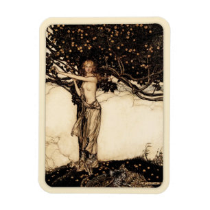 Arthur Rackham Freya CC0543 Fridge Art Collection Magnet