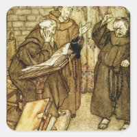 Arthur Rackham |Illustration of 'The Jackdaw of Rh