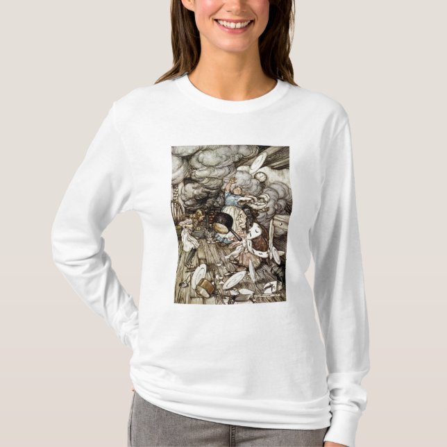 Arthur Rackham | In the Duchess's Kitchen, illustr T-Shirt (Front)