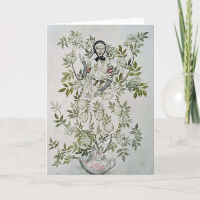 Arthur Rackham | In the Midst of a Tree sat a Kind Card (Front)