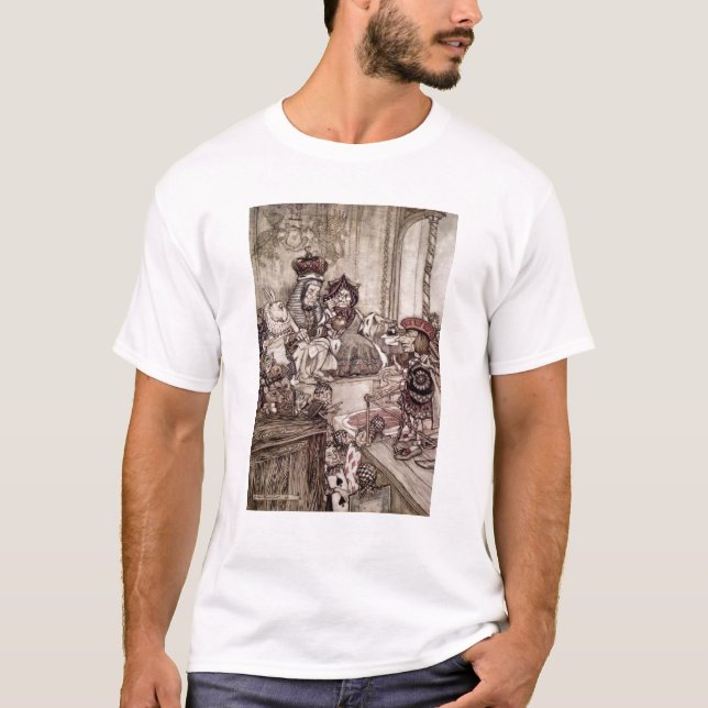Arthur Rackham | Knave before the King and Queen o T-Shirt (Front)