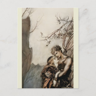 Arthur Rackham Richard Wagner Brünnhilde Valkyrie Postcard