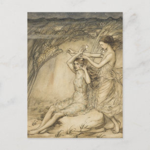 Arthur Rackham - Sabrina Fair Postcard