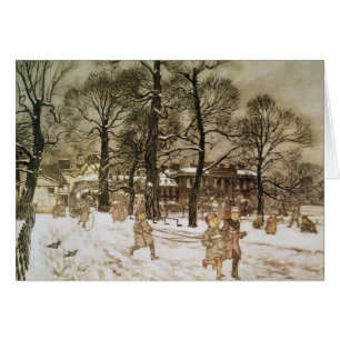 Arthur Rackham   Winter in Kensington Gardens from