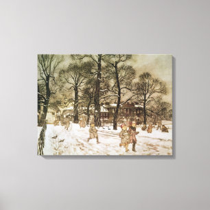 Arthur Rackham   Winter in Kensington Gardens from Canvas Print