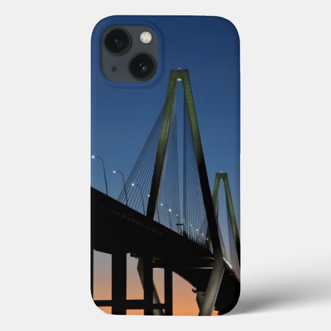 Arthur Ravenel Jr. Bridge at Dusk Case-Mate iPhone Case (Back)
