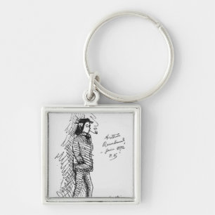Arthur Rimbaud  June 1872 Keychain