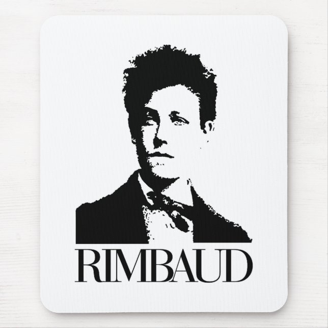 Arthur Rimbaud Mouse Pad (Front)