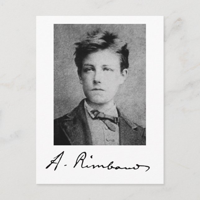 Arthur Rimbaud Postcard (Front)