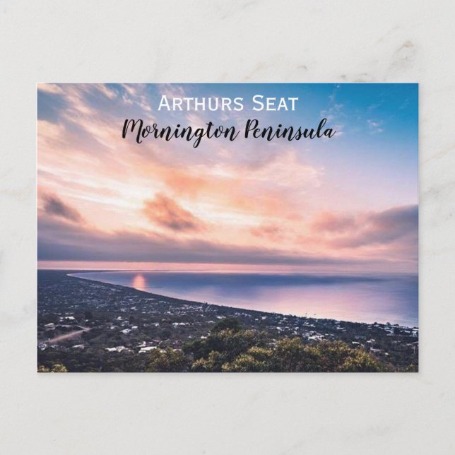 Arthur’s Seat On The Mornington Peninsula Postcard (Front)
