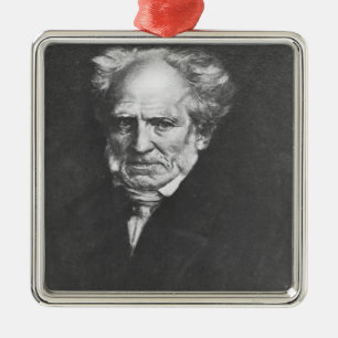 Arthur Schopenhauer Metal Ornament