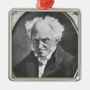 Arthur Schopenhauer Metal Ornament