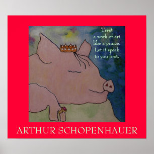 Arthur Schopenhauer Quote - POSTER
