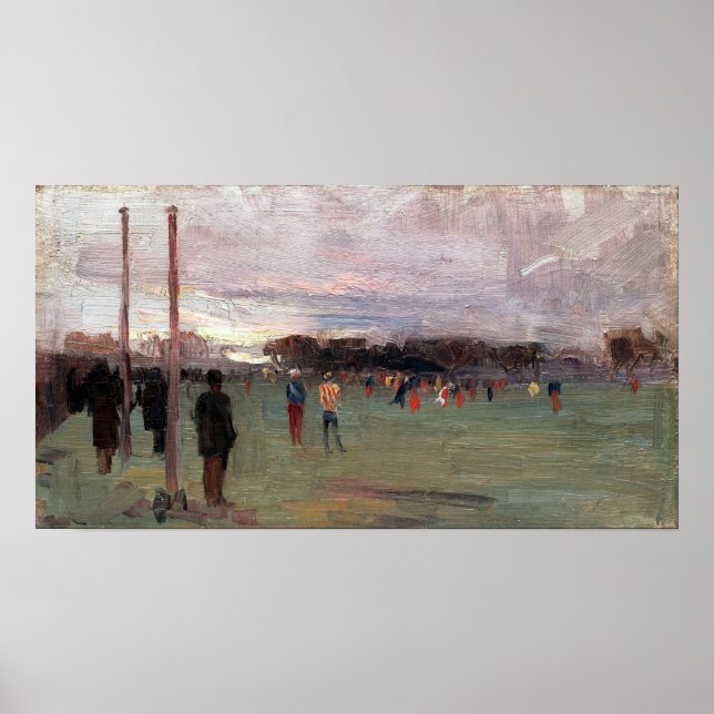 Arthur Streeton The National Game Poster (Front)