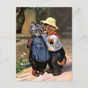 Arthur Thiele - Lovely Country Cats Postcard