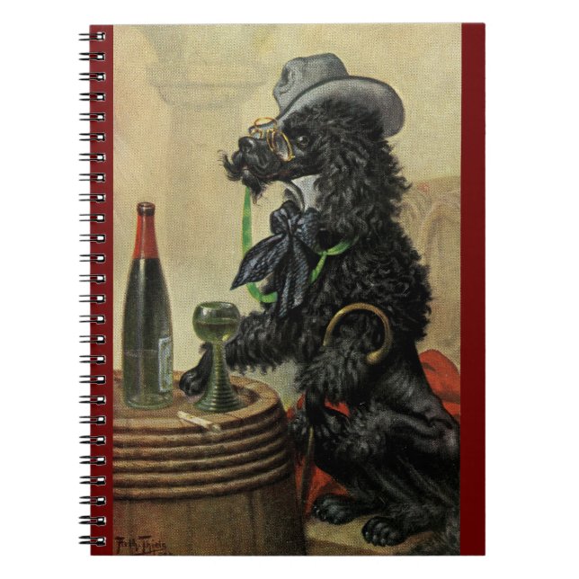 Arthur Thiele Poodle de bande dessinée au Carnet S (Devant)