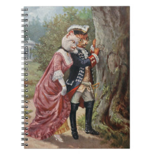 Arthur Thiele Romantic Cats Carnet Spiral