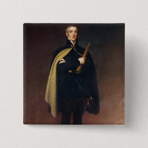 Arthur Wellesley  Duke of Wellington 2 Inch Square Button
