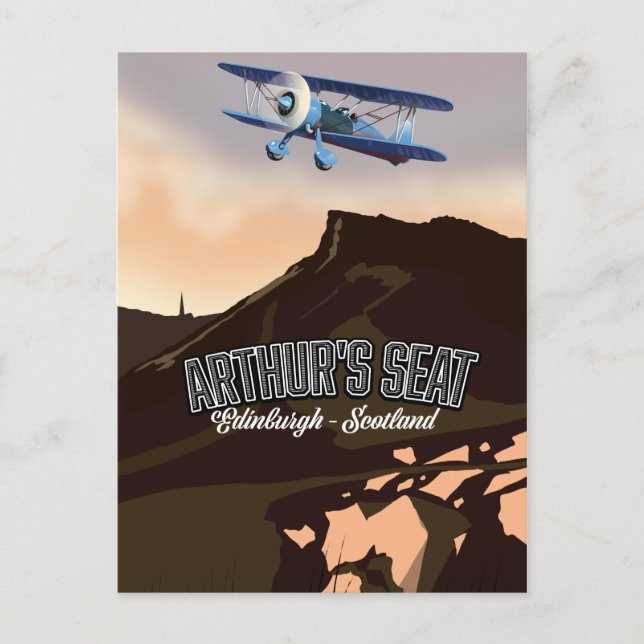 Arthur's Seat Edinburgh Scotland Postcard (Front)