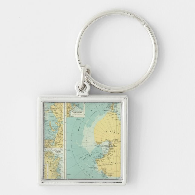 Artic, Antarctica Keychain (Front)
