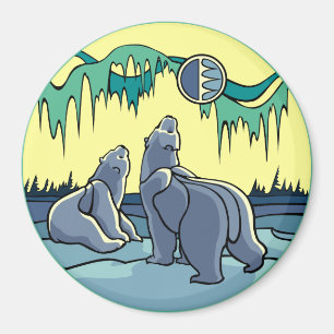 Artic Art Frigo Magnet Ours Polaire Cadeaux d'Art