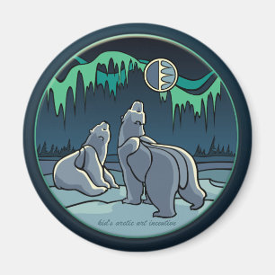 Artic Art Frigo Magnet Ours Polaire Cadeaux d'Art