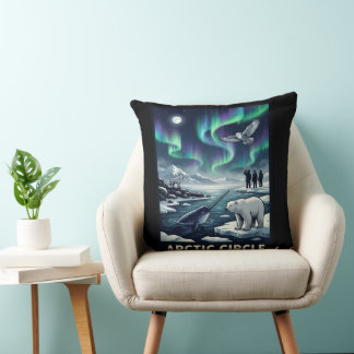 Artic Circle Throw Pillow