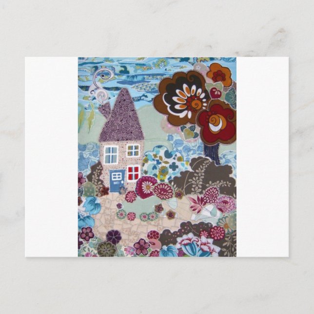 Artichicks art on a postcard (Escape) (Front)