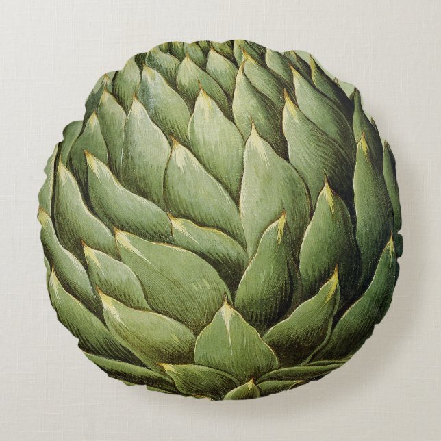 Artichoke, 1613 round pillow (Front)