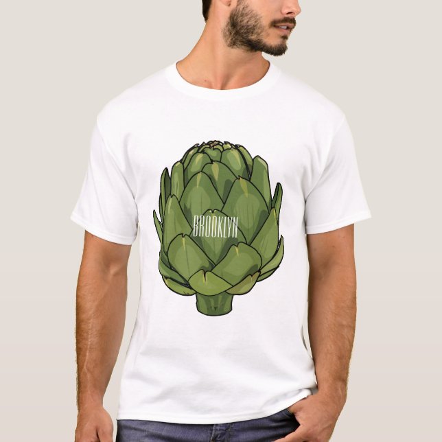 Artichoke cartoon illustration  T-Shirt (Front)