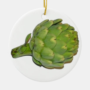 Artichoke Ceramic Ornament