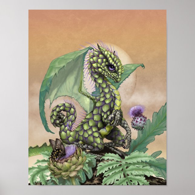 Artichoke Dragon 11x14 (4x6 and up) Poster (Front)