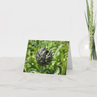 Artichoke greeting card
