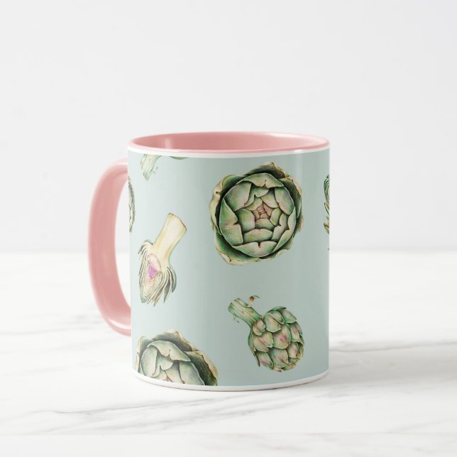 Artichoke Mug (Front Left)