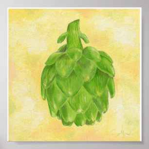 Artichoke Painting print