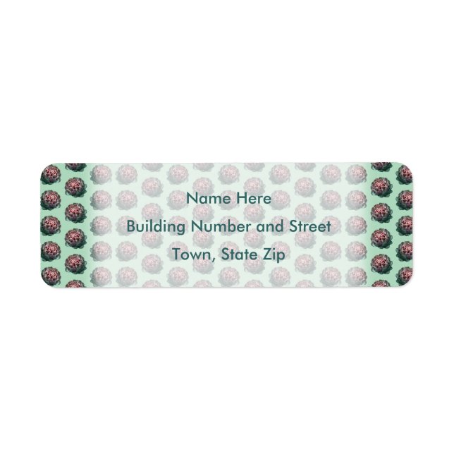 Artichoke Pattern on Light Green (Front)