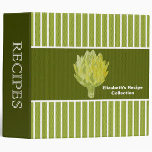Artichoke Recipe Binder