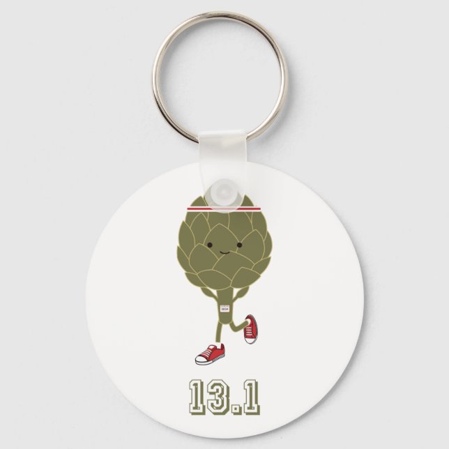 Artichoke Runner 13.1 Keychain (Front)