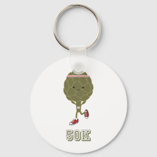 Artichoke Runner 50K Keychain
