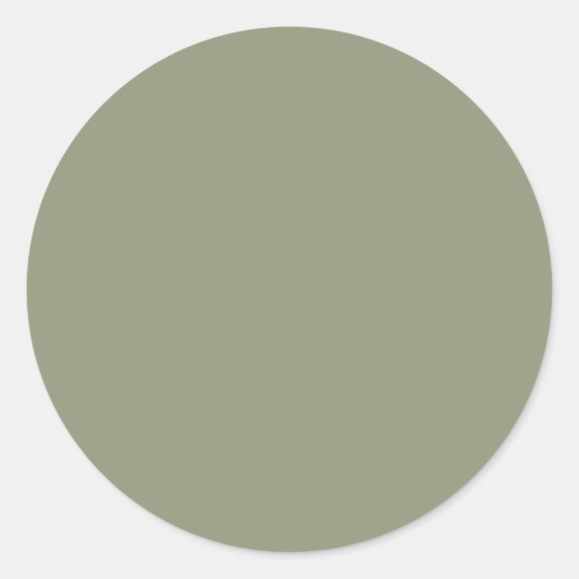 Artichoke (solid colour) classic round sticker (Front)