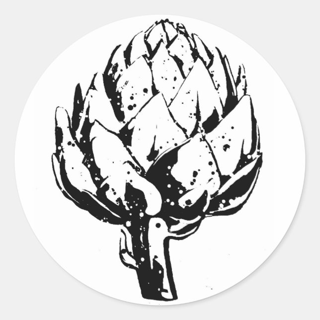 Artichoke Sticker (Front)