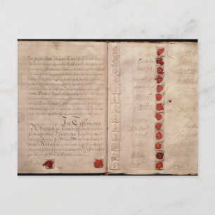 Articles of Union between England and Scotland Postcard