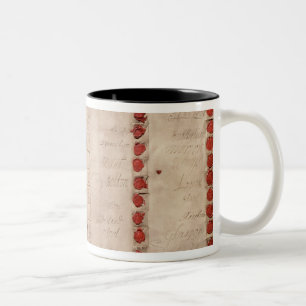 Articles of Union between England and Scotland Two-Tone Coffee Mug