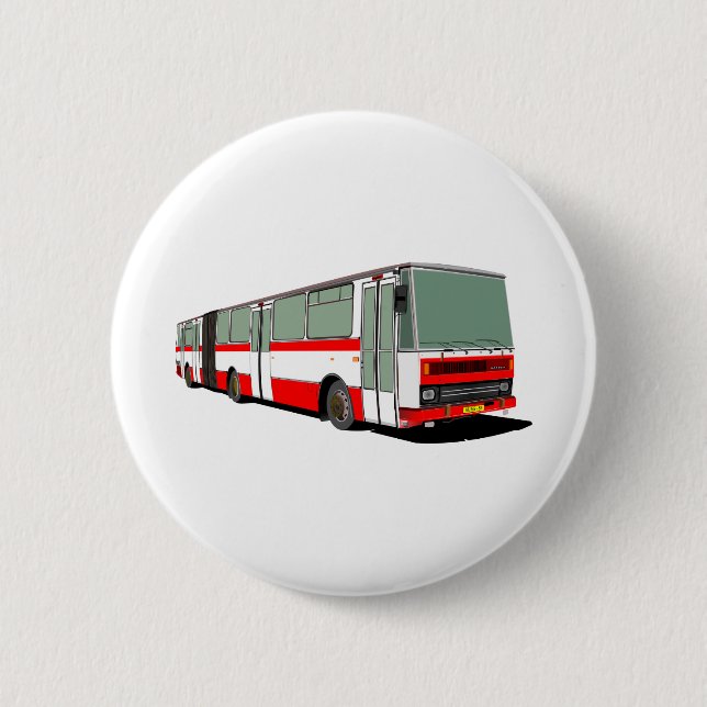 Articulated bus Karosa B 741 2 Inch Round Button (Front)