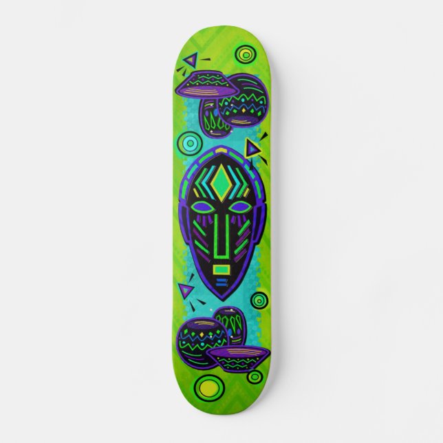 Artifact African Pop Art Skateboard (Front)