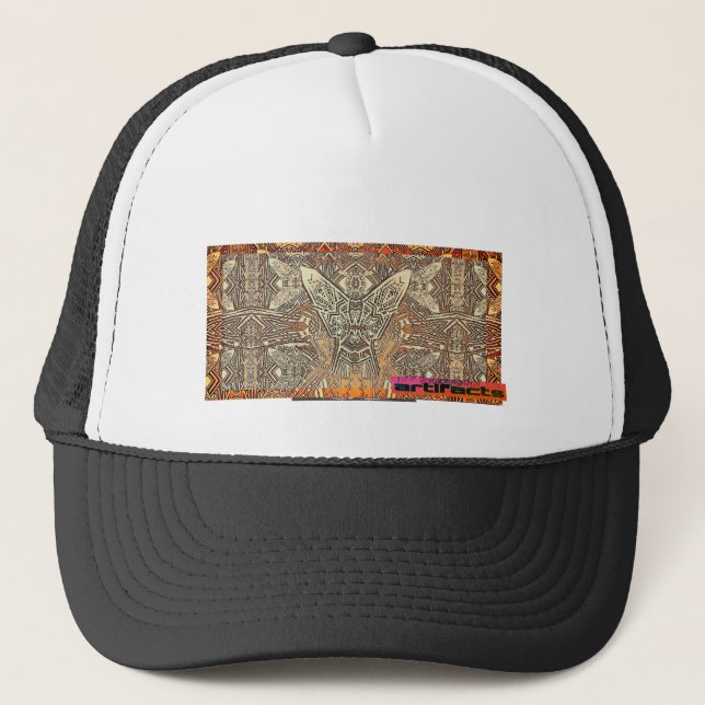 artifacts - let me be your flyfaced alien conept 1 trucker hat (Front)