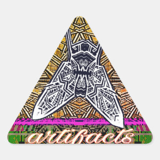 artifacts-triangular fly sticker 4