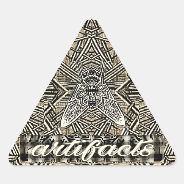 artifacts - triangular fly triangle sticker (Front)