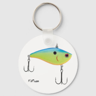 Artificial Bait, Tackle, Fishing Gear Keychain